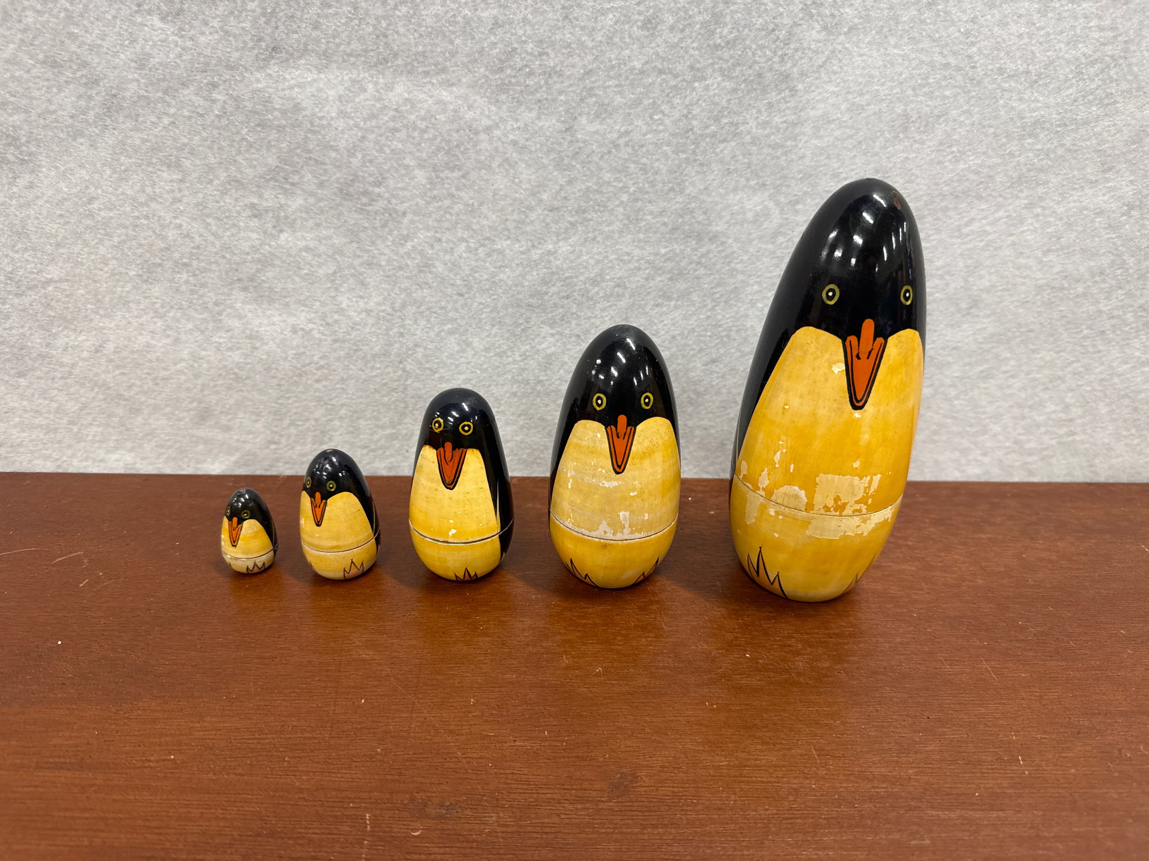 Matroesjka pinguïns Russisch