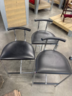 Design barkrukken 3 stuks jaren 80