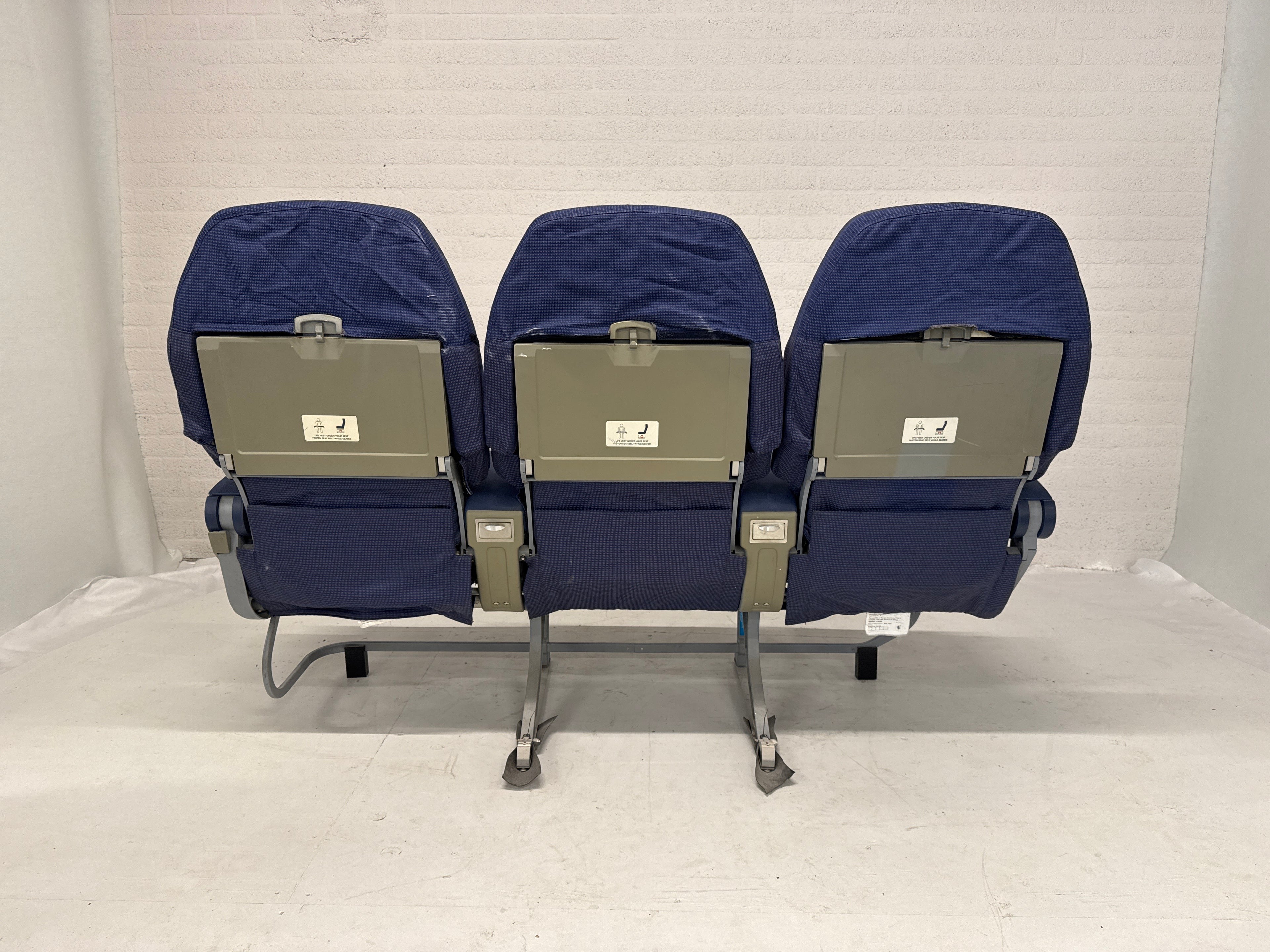 Vliegtuigstoelen verstelbaar