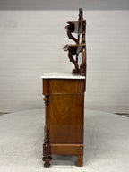 Biedermeier bonheur met marmeren blad