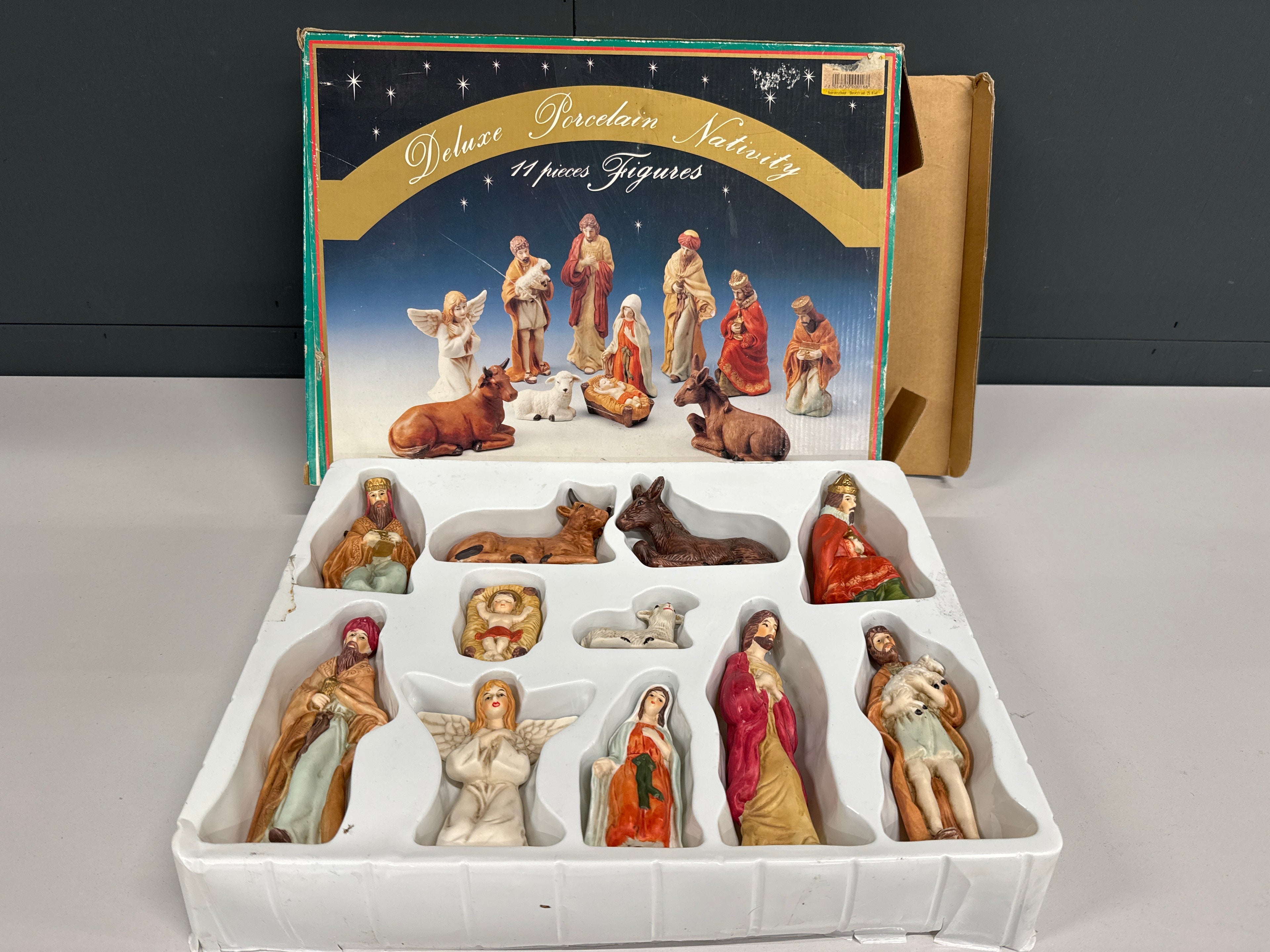 Kerststal set 11 figuren