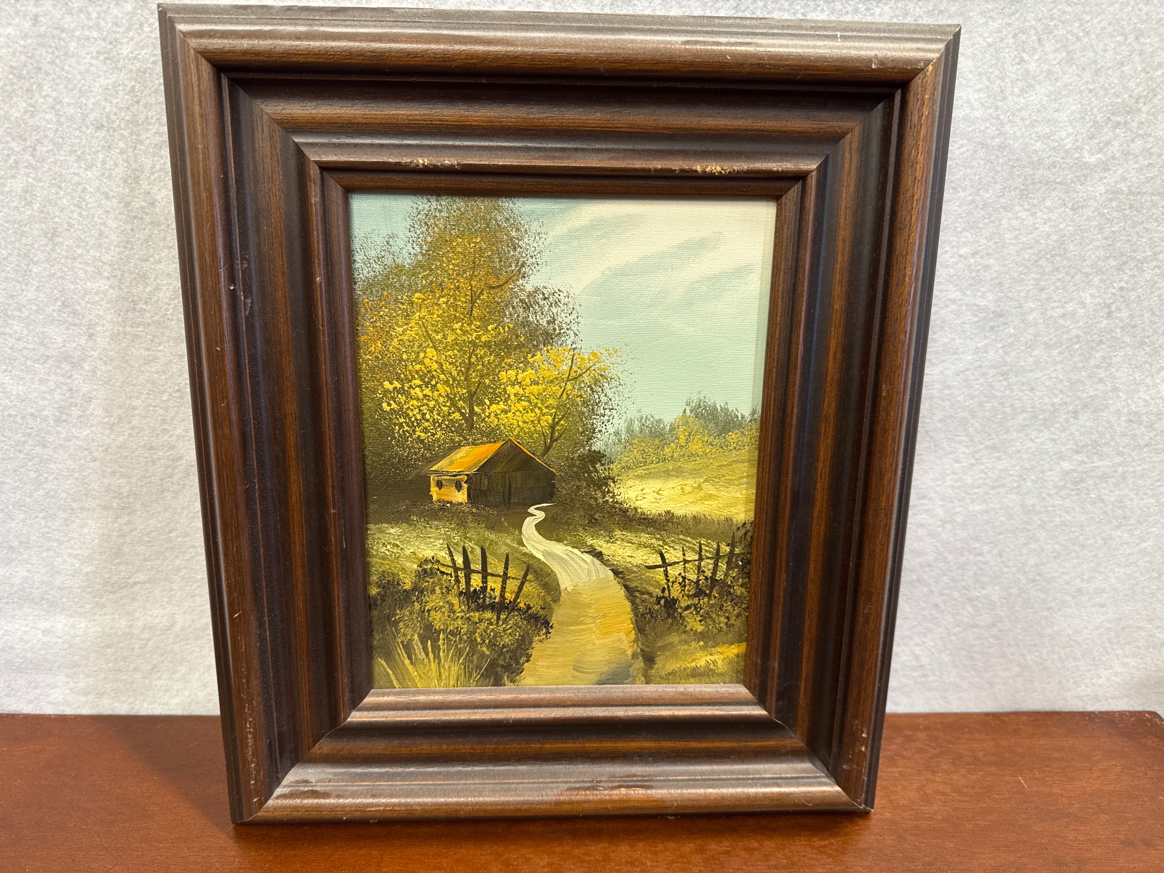 Schilderijtje boshutje