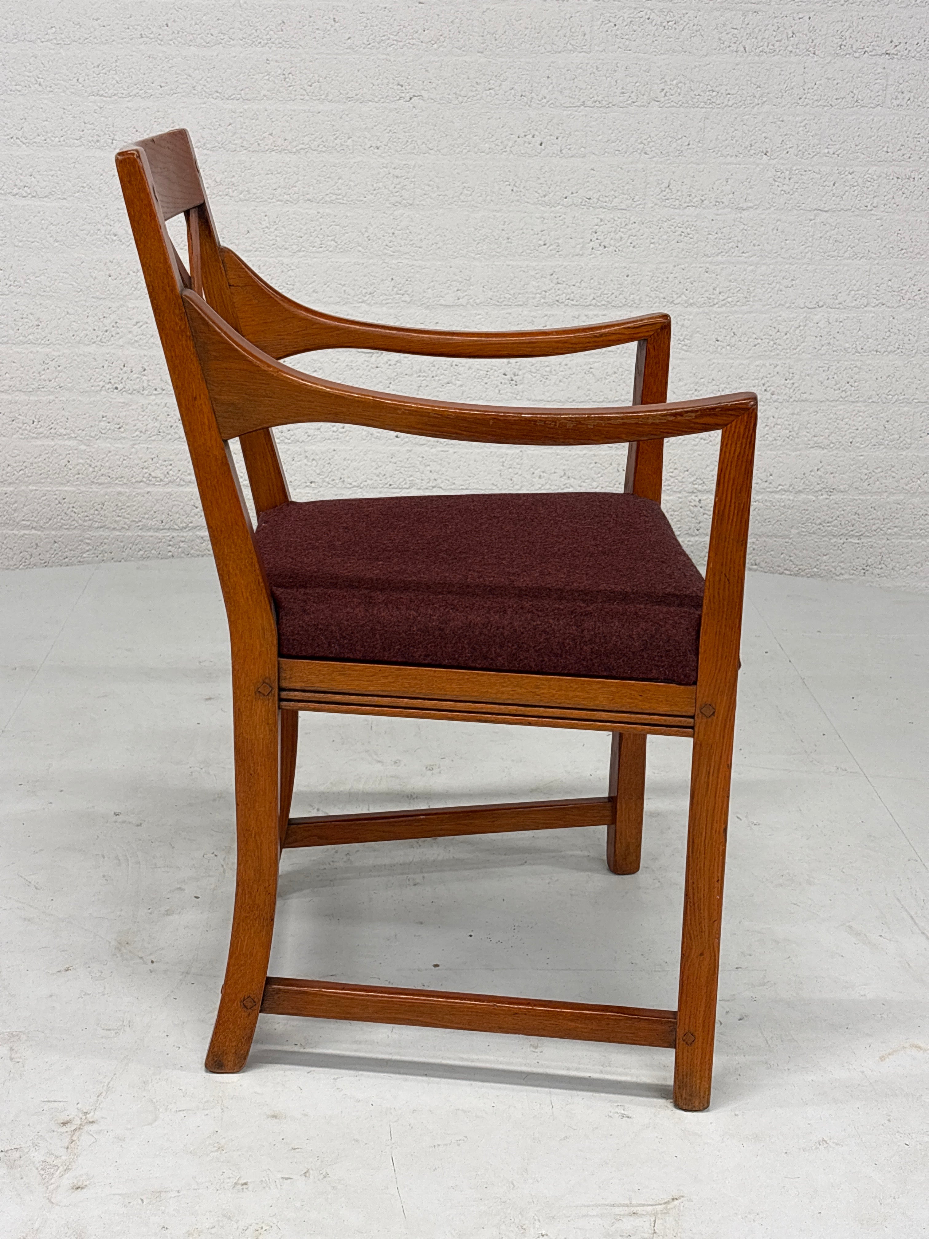 Schuitema set 5 stoelen rode bekleding nieuw