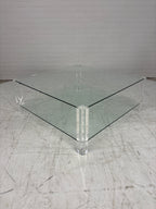 Glazen salontafel
