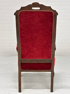 Voltaire Velours Fauteuil