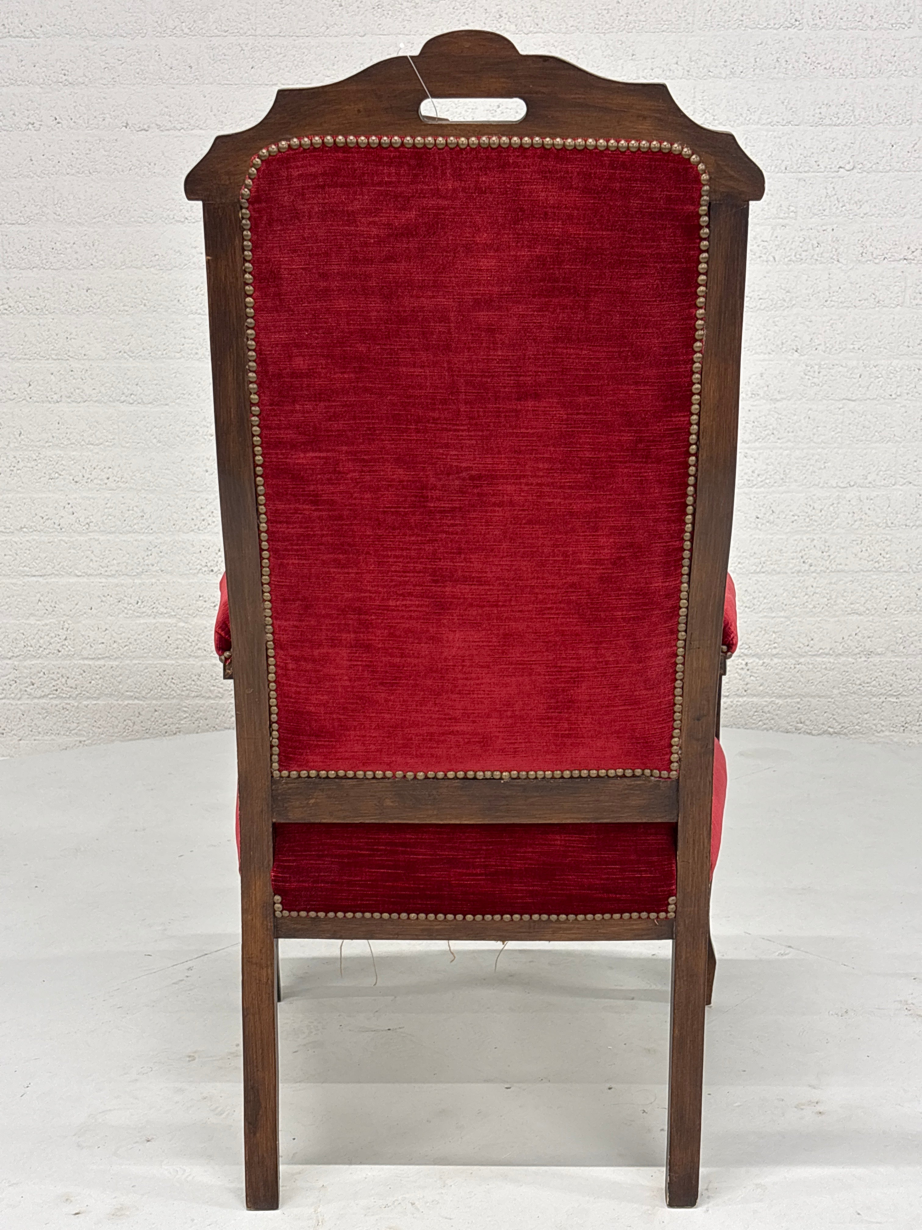 Voltaire Velours Fauteuil