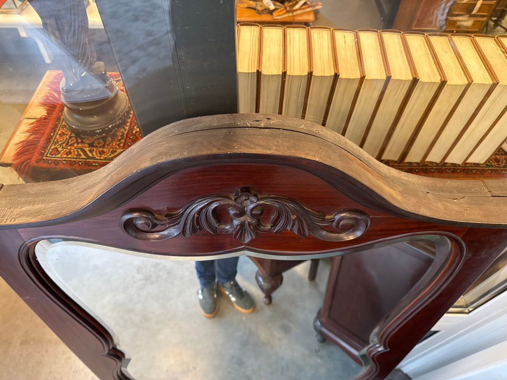 Spiegel geslepen Cubaans mahoniehout