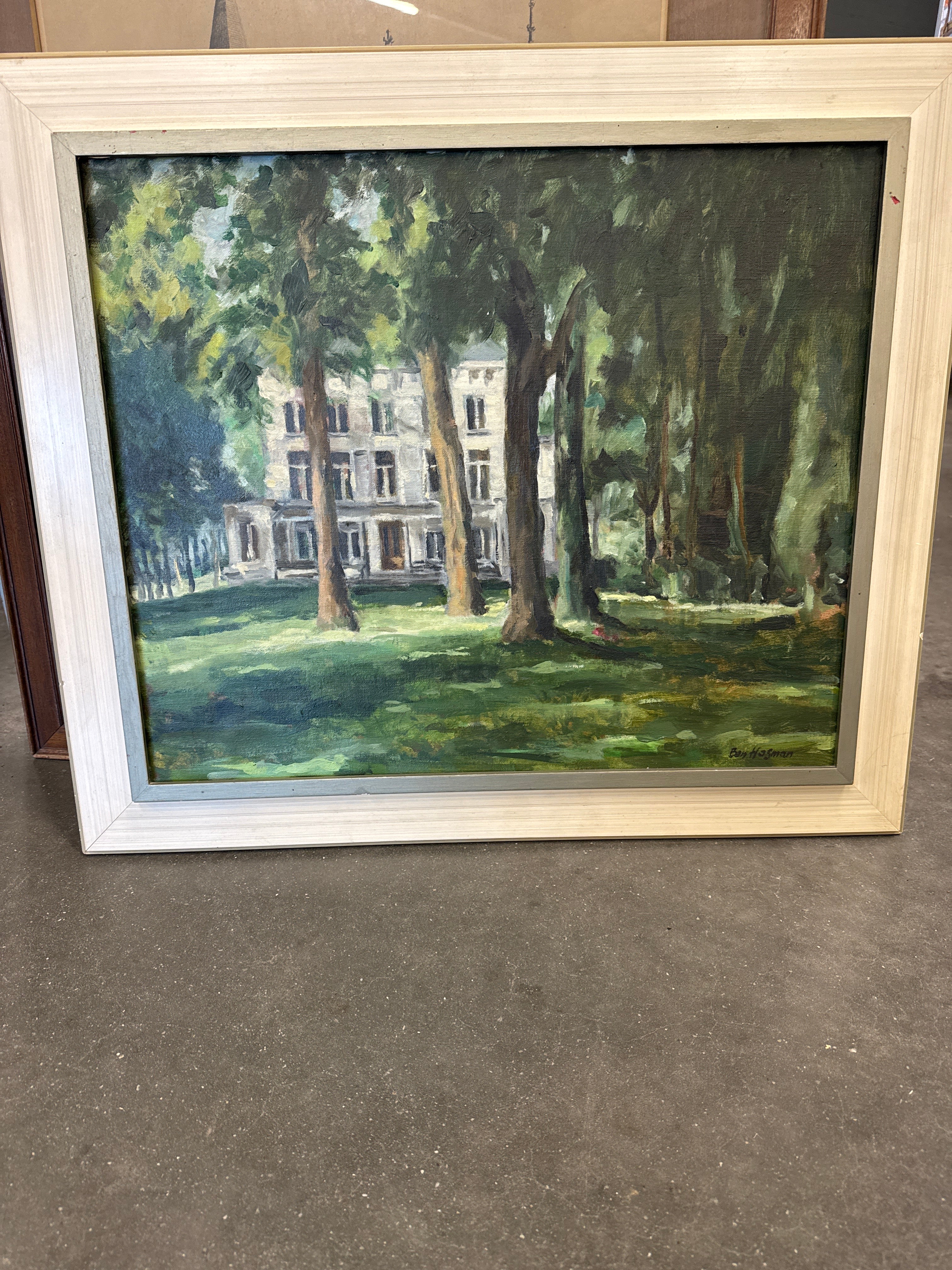 Landhuis in bos
