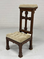 Bidstoel met vaste kussens