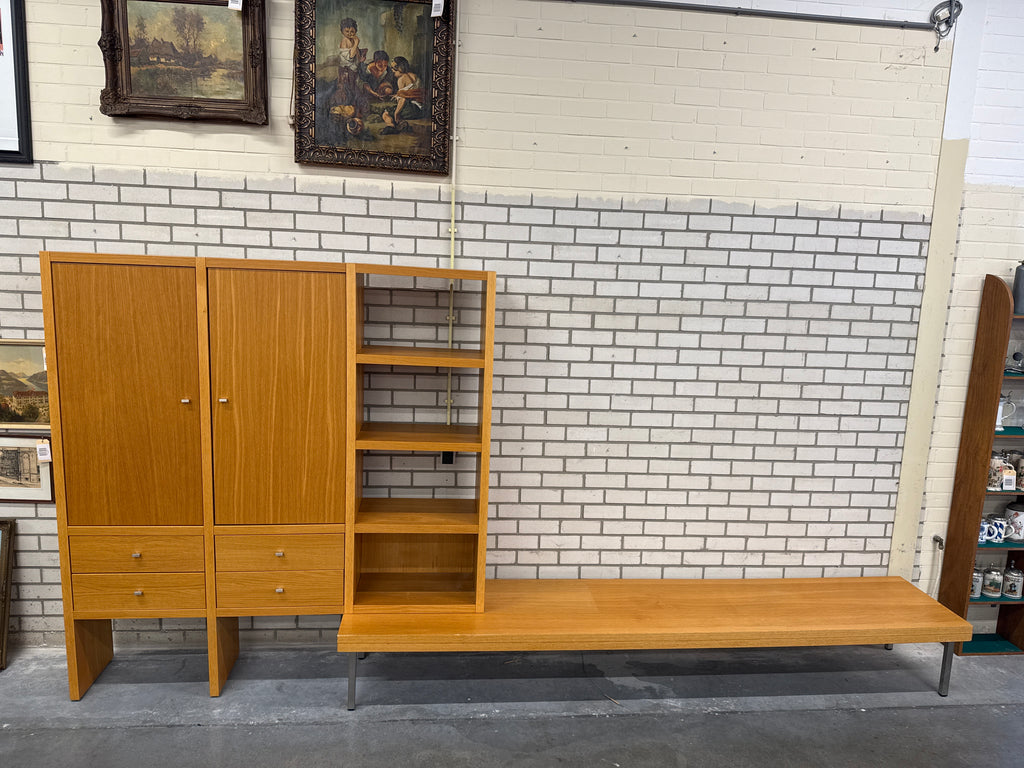 Scandinavisch wandsysteem midcentury