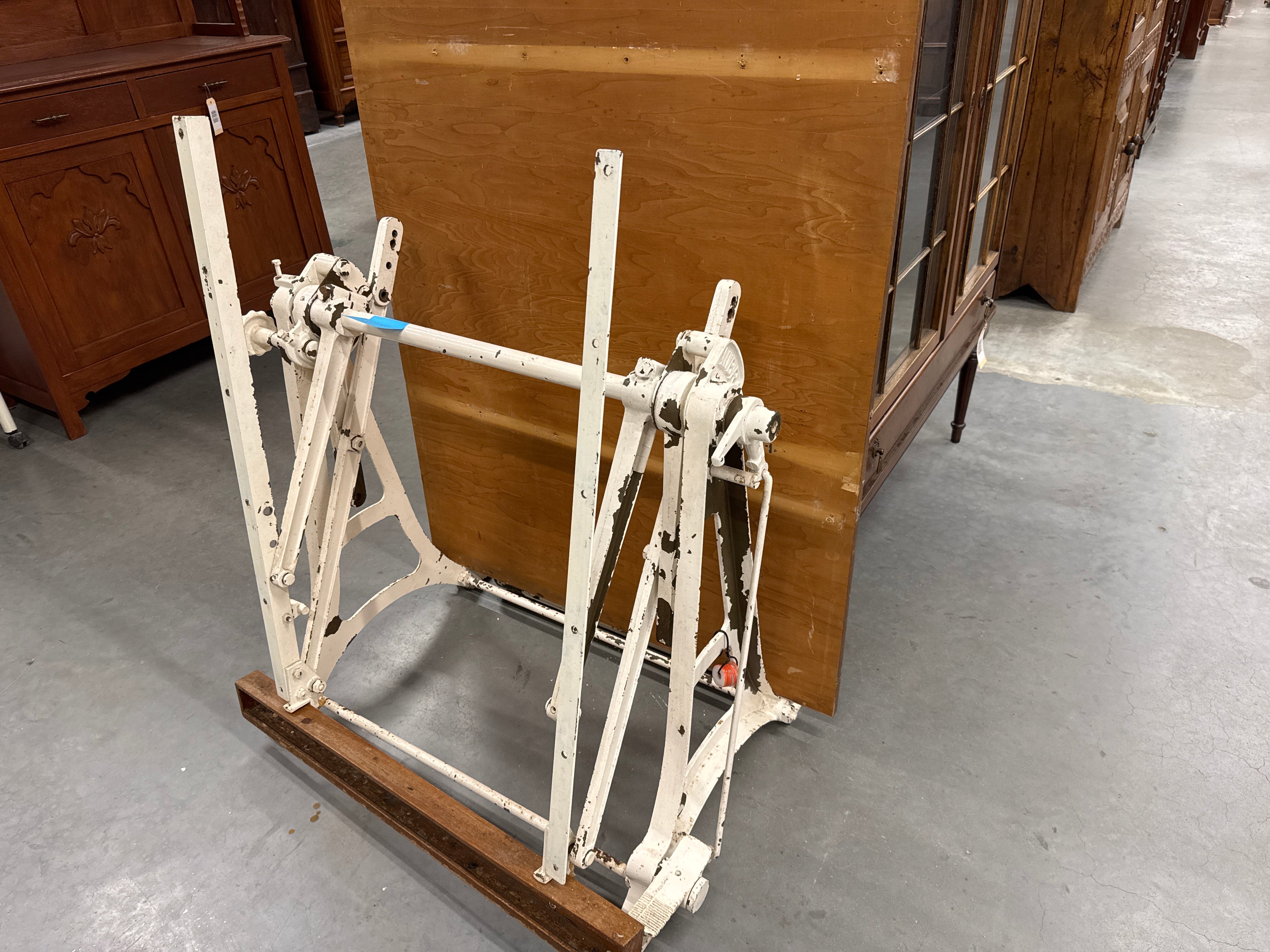 Tekentafel gietijzer los blad hout