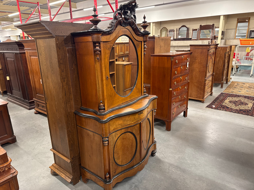 Spiegel Buffetkast 2 delig kuif