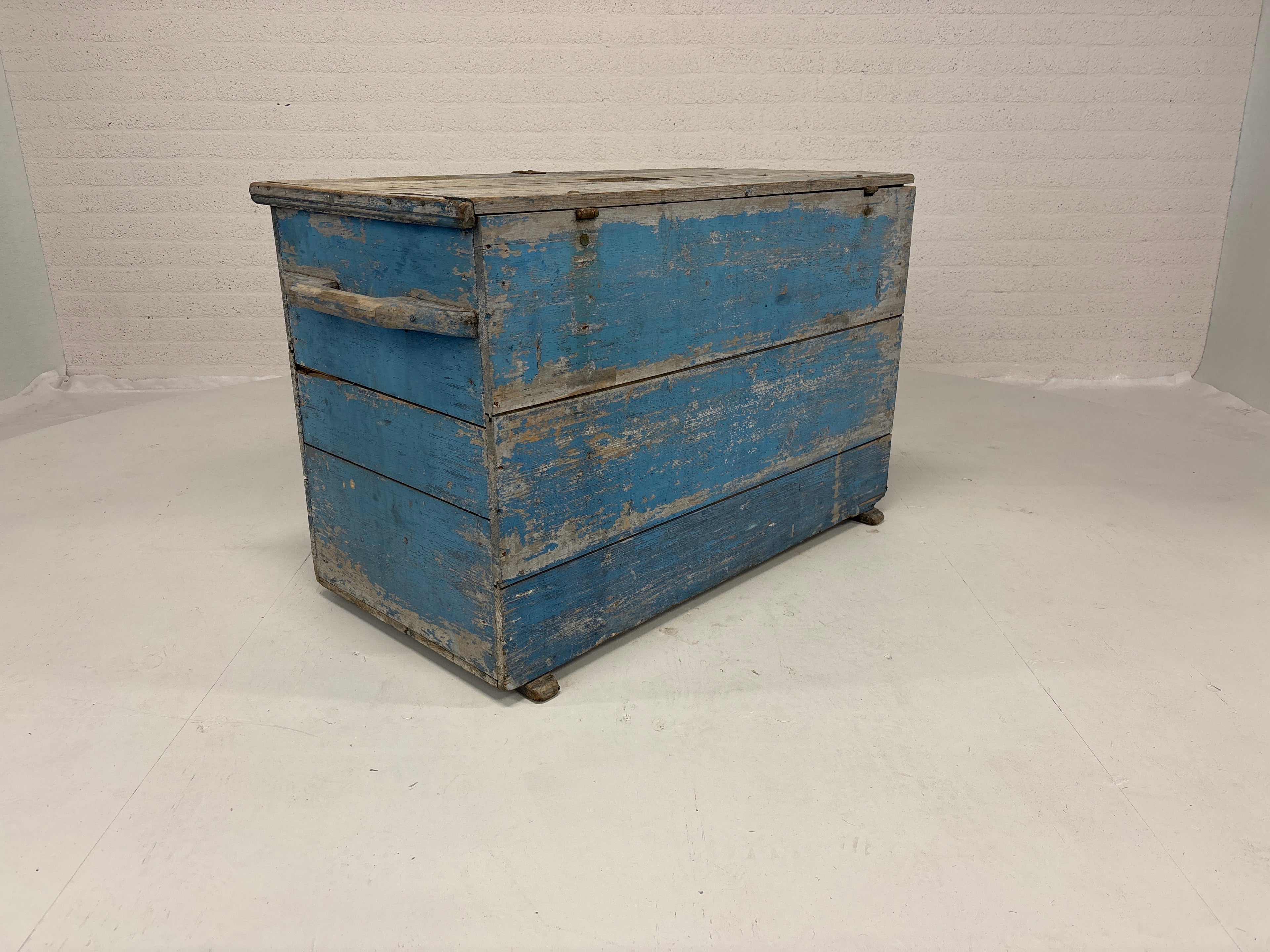 Voederkist blauw