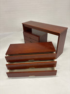 Kaptafel jaren 70 met laden blok