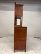 Antieke Kast mond geblazen glas