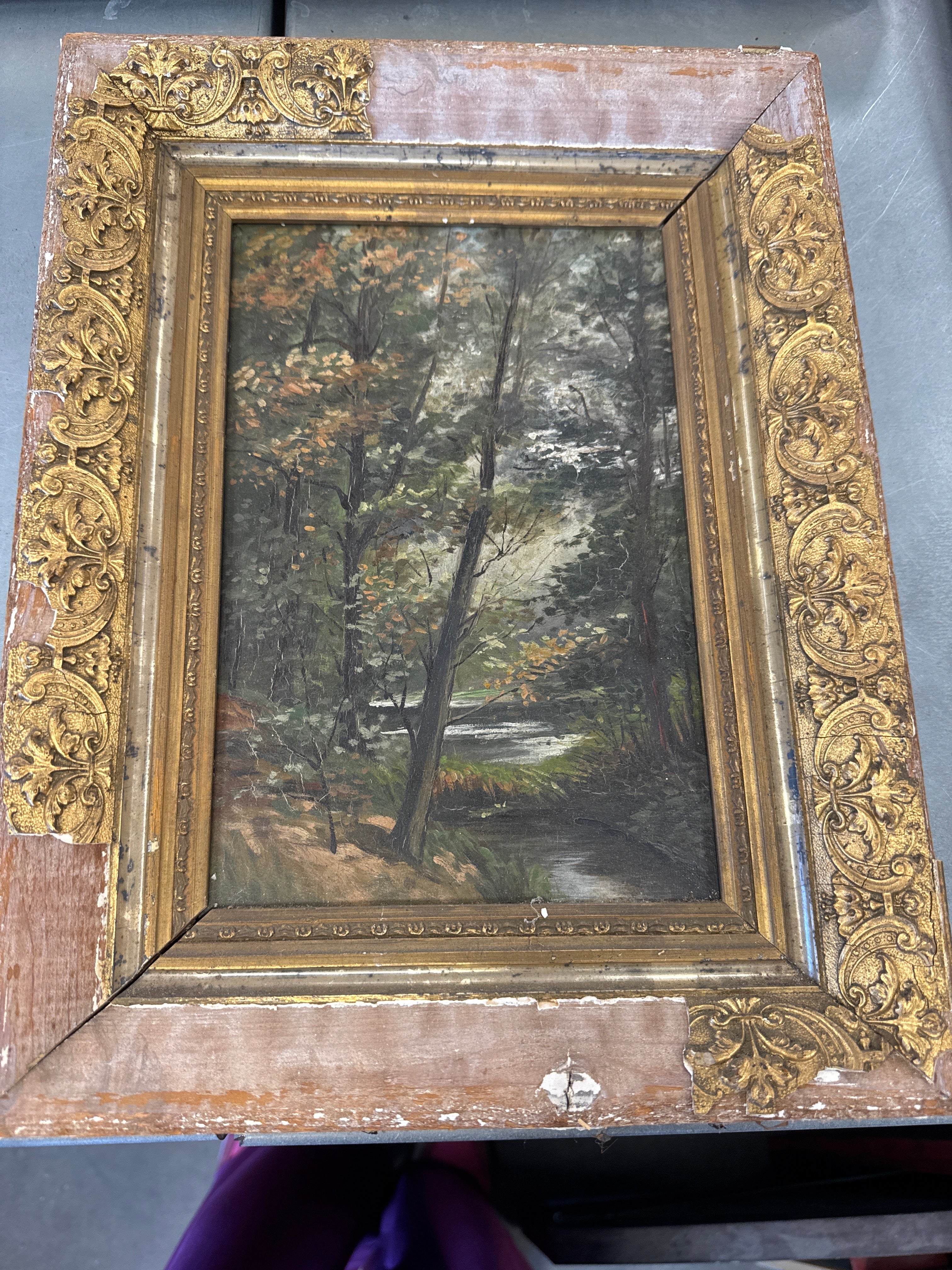 Boslandschap circa 1920