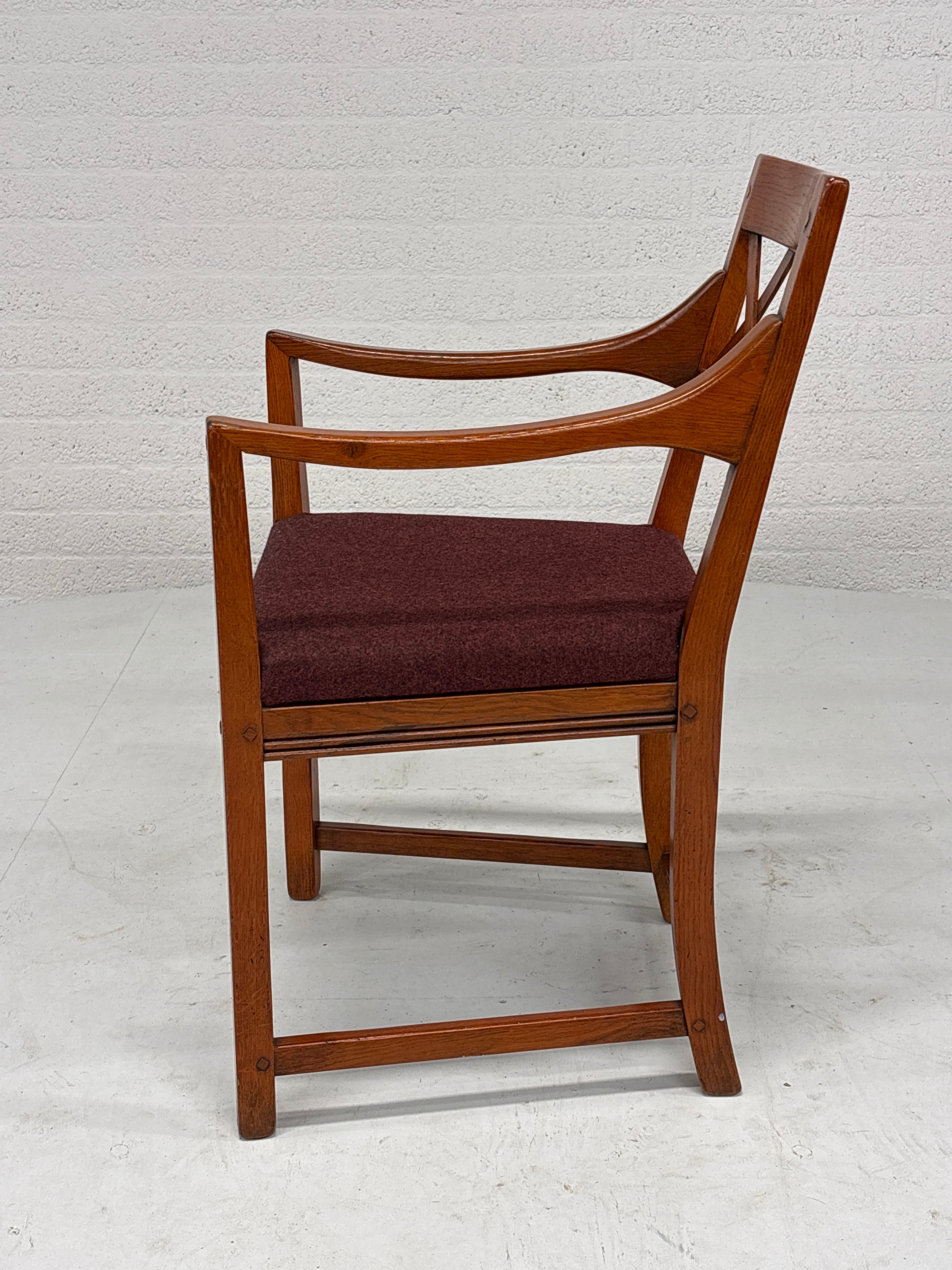 Schuitema set 5 stoelen rode bekleding nieuw