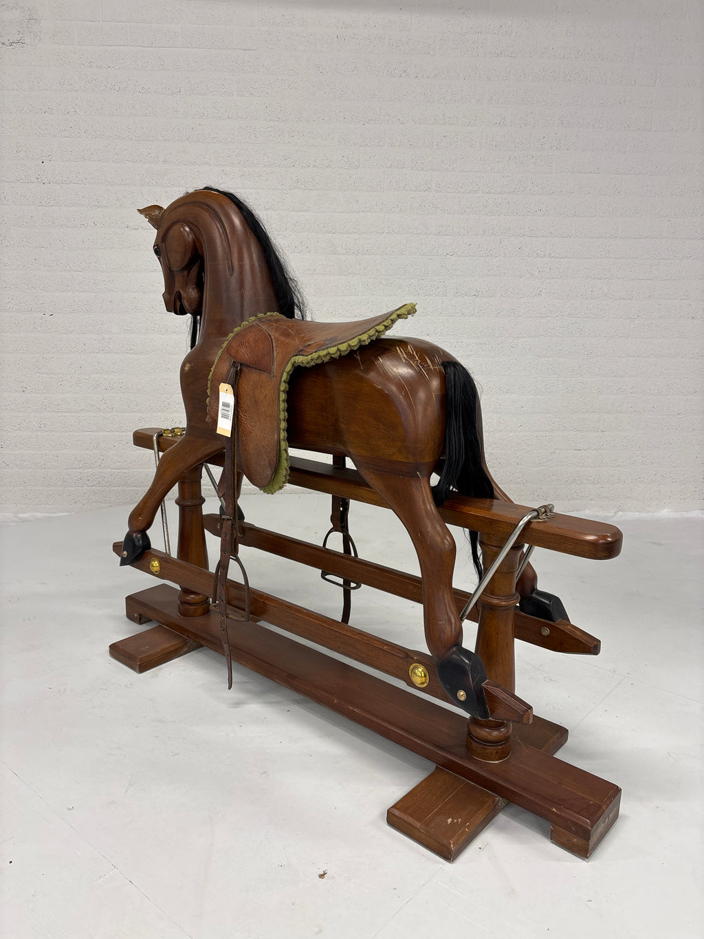 Hobbelpaard antiek (lxbxh 150x45x120cm)