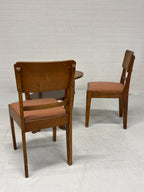 Set 2 stoelen en tafeltje jaren 20