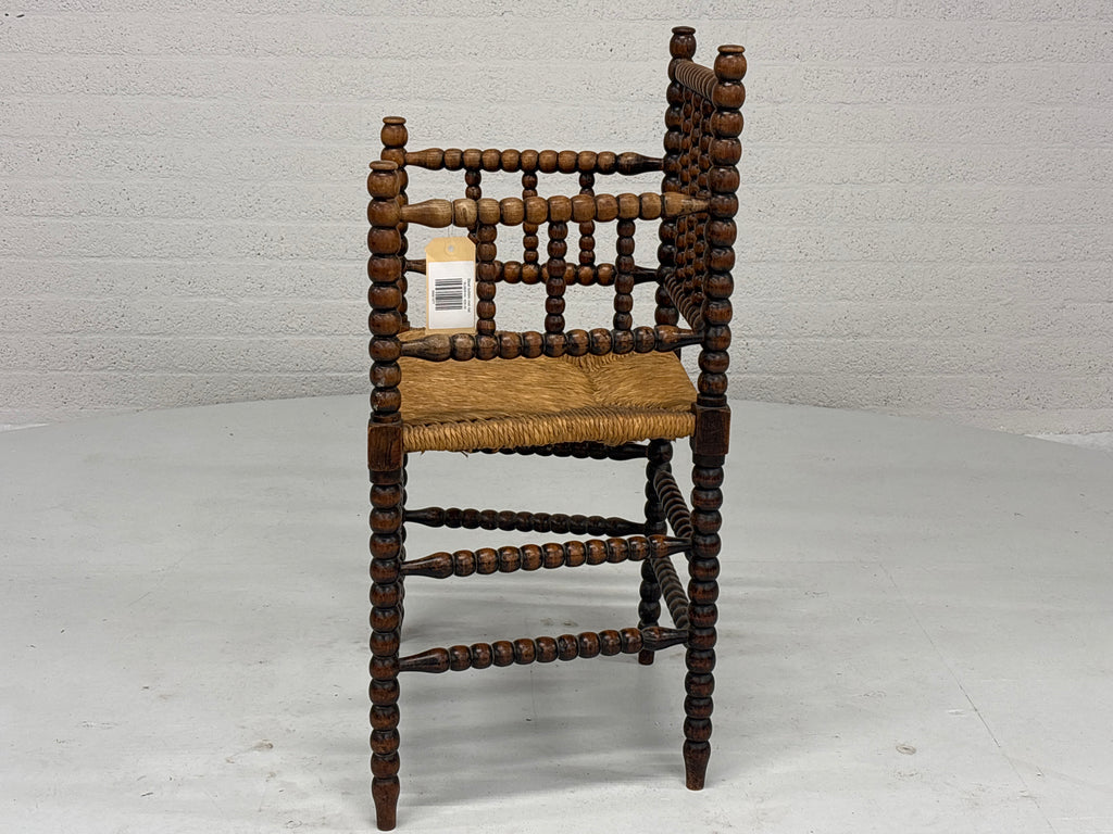 Stoel bobbin met riet