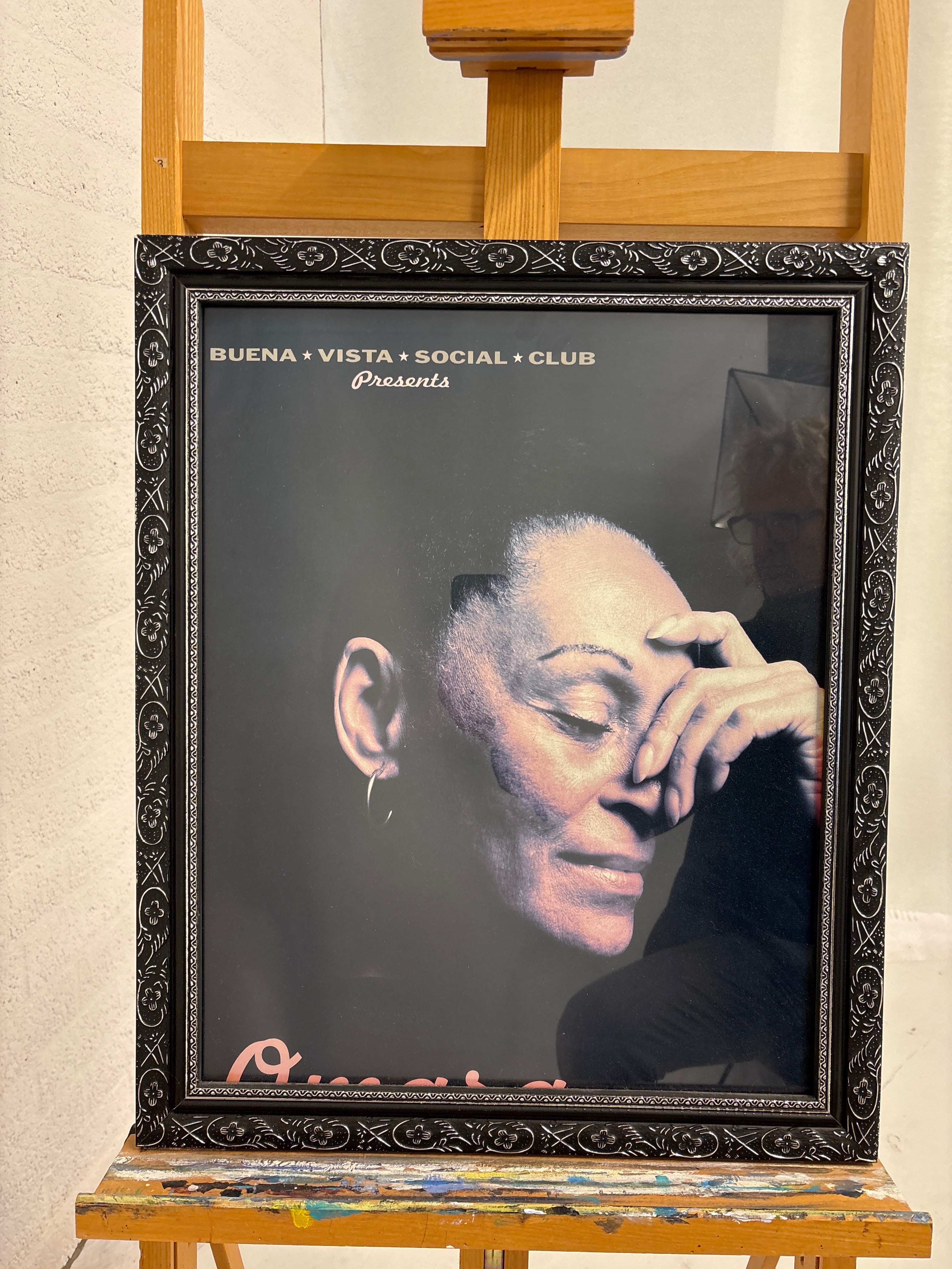 Buena Vista social club vrouw in mooie zwarte lijst