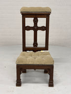 Bidstoel met vaste kussens