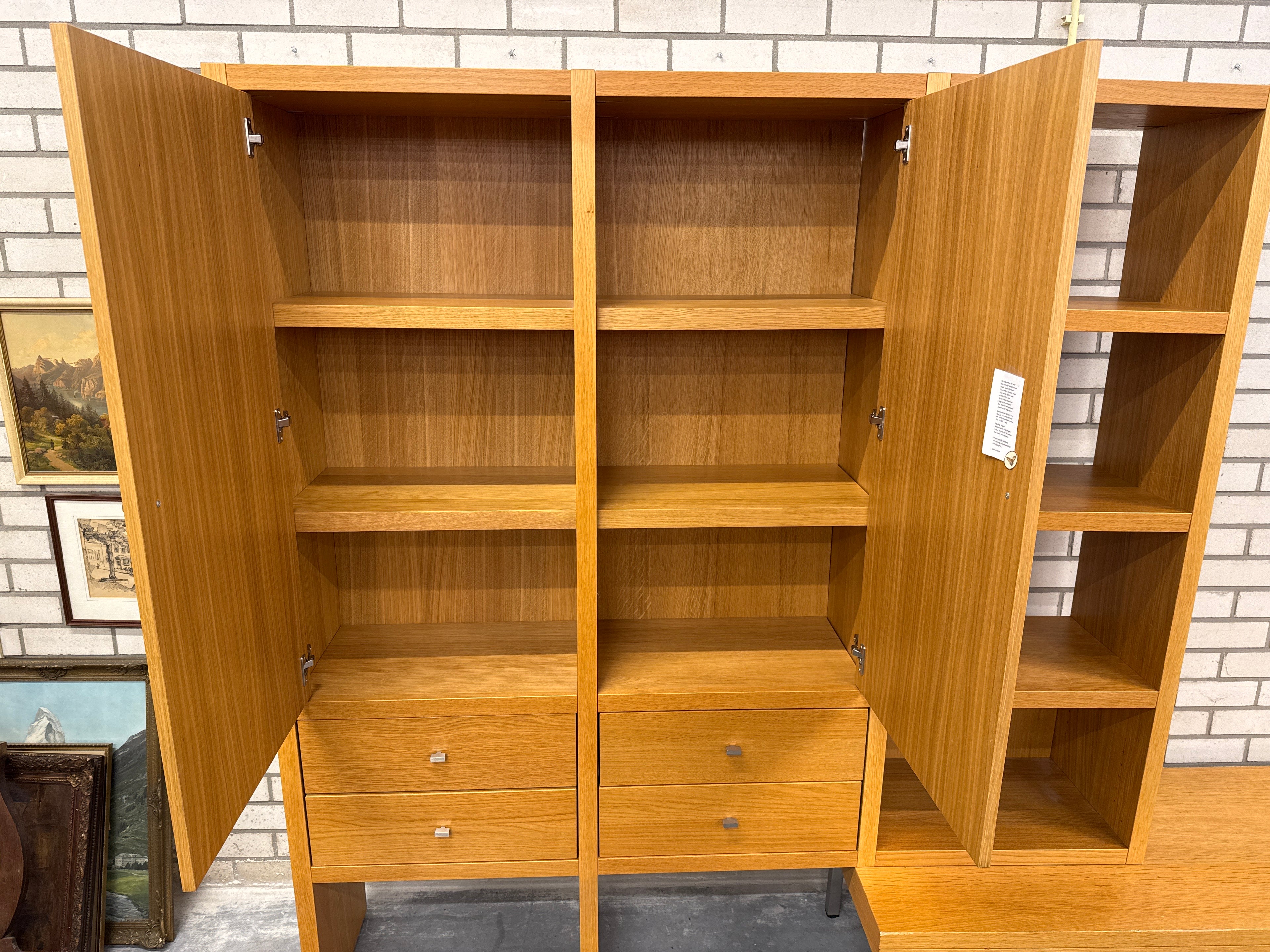 Scandinavisch wandsysteem midcentury