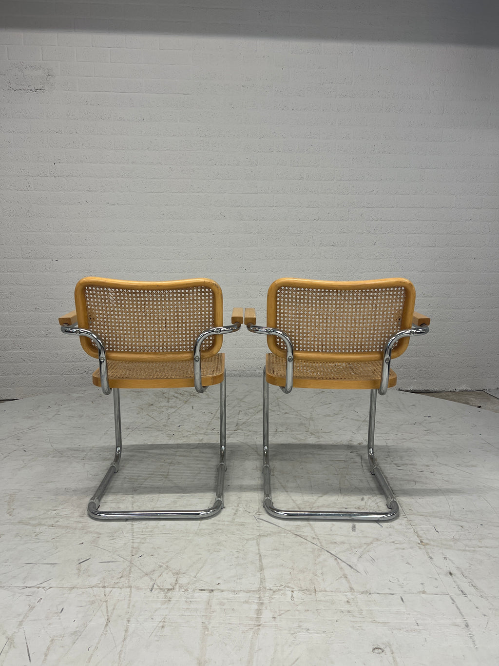 Set van 2 Cesca armstoelen – Marcel Breuer