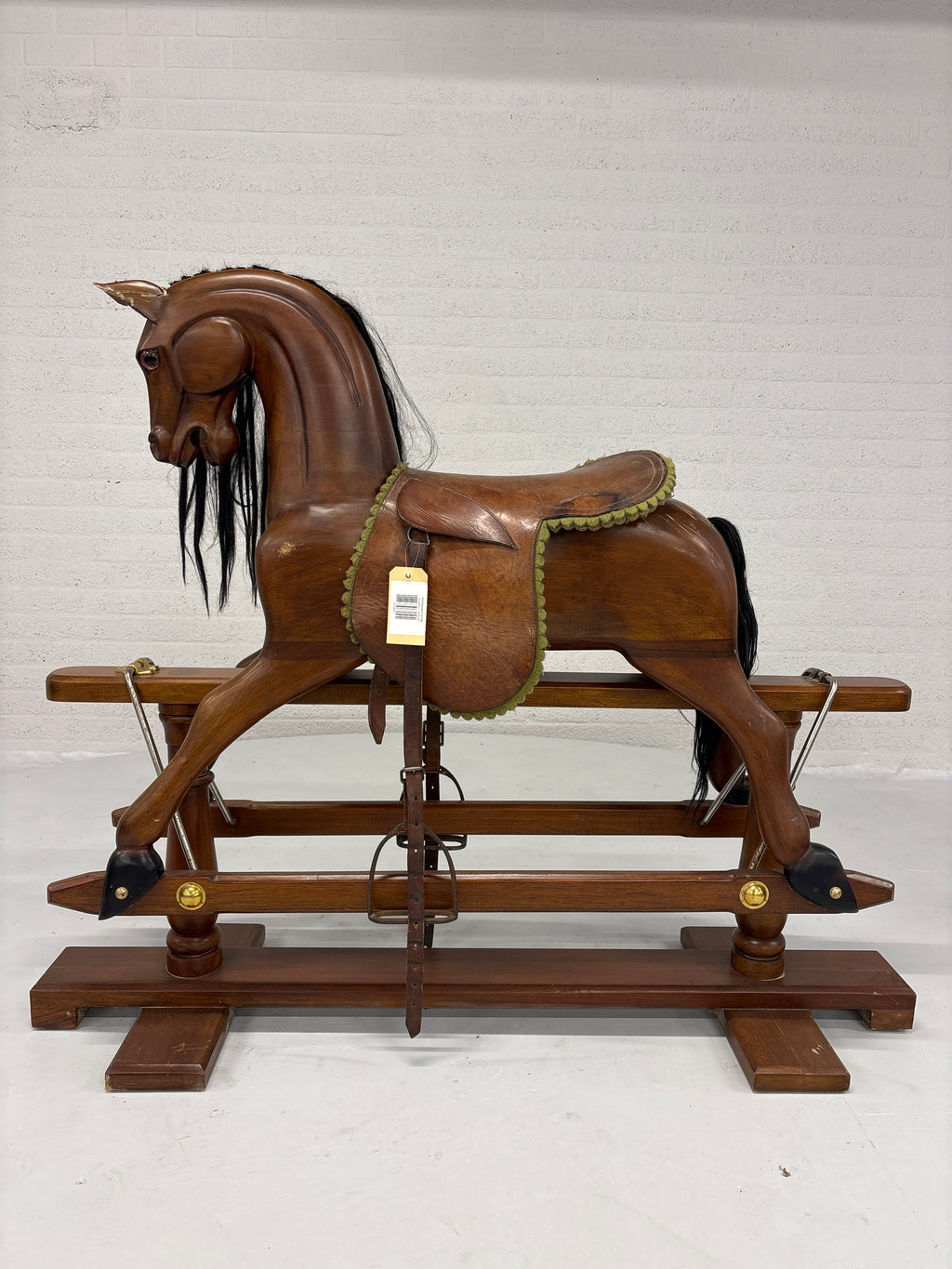 Hobbelpaard antiek (lxbxh 150x45x120cm)