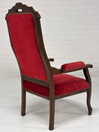 Voltaire Velours Fauteuil
