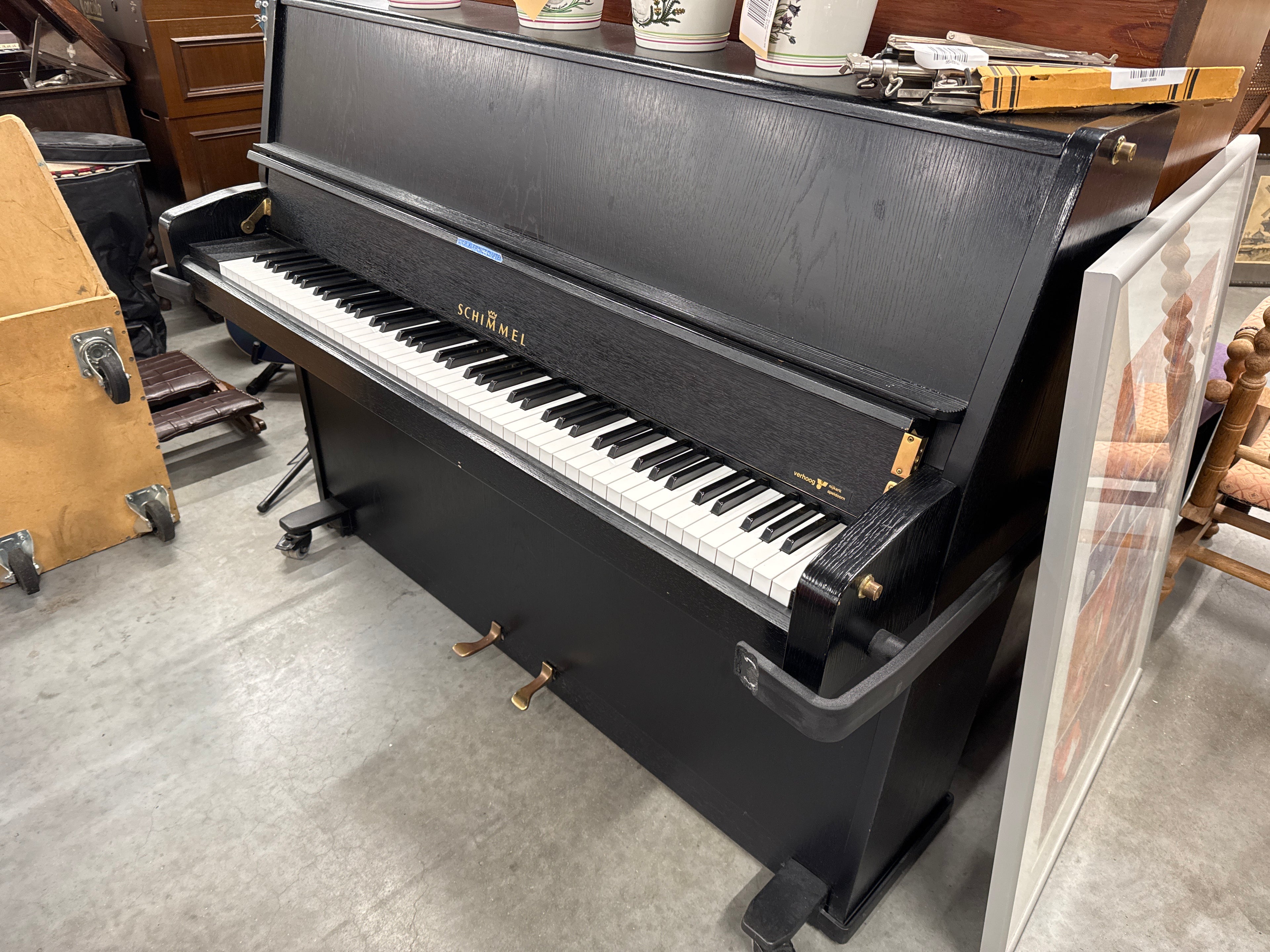 Schimmel piano zwart goede staat