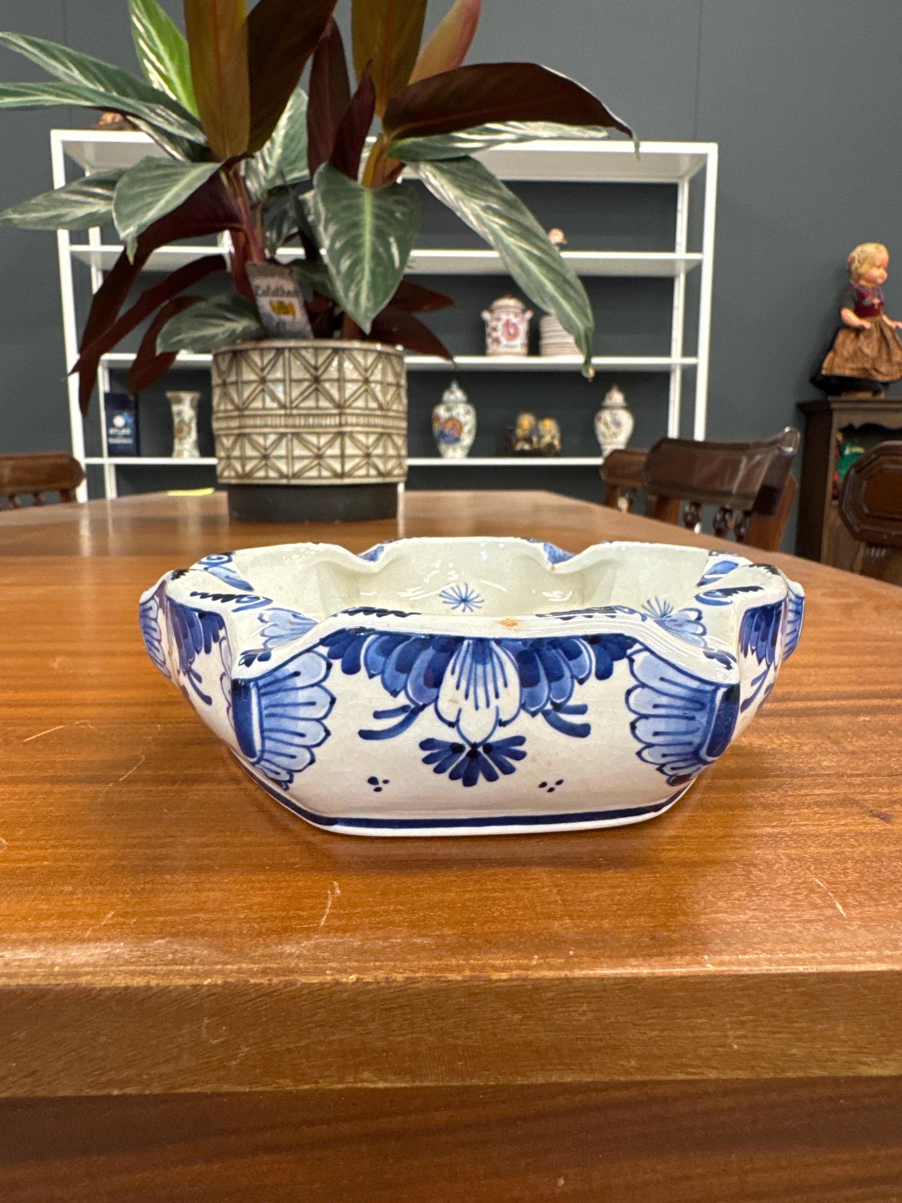 Delfts blauw asbak