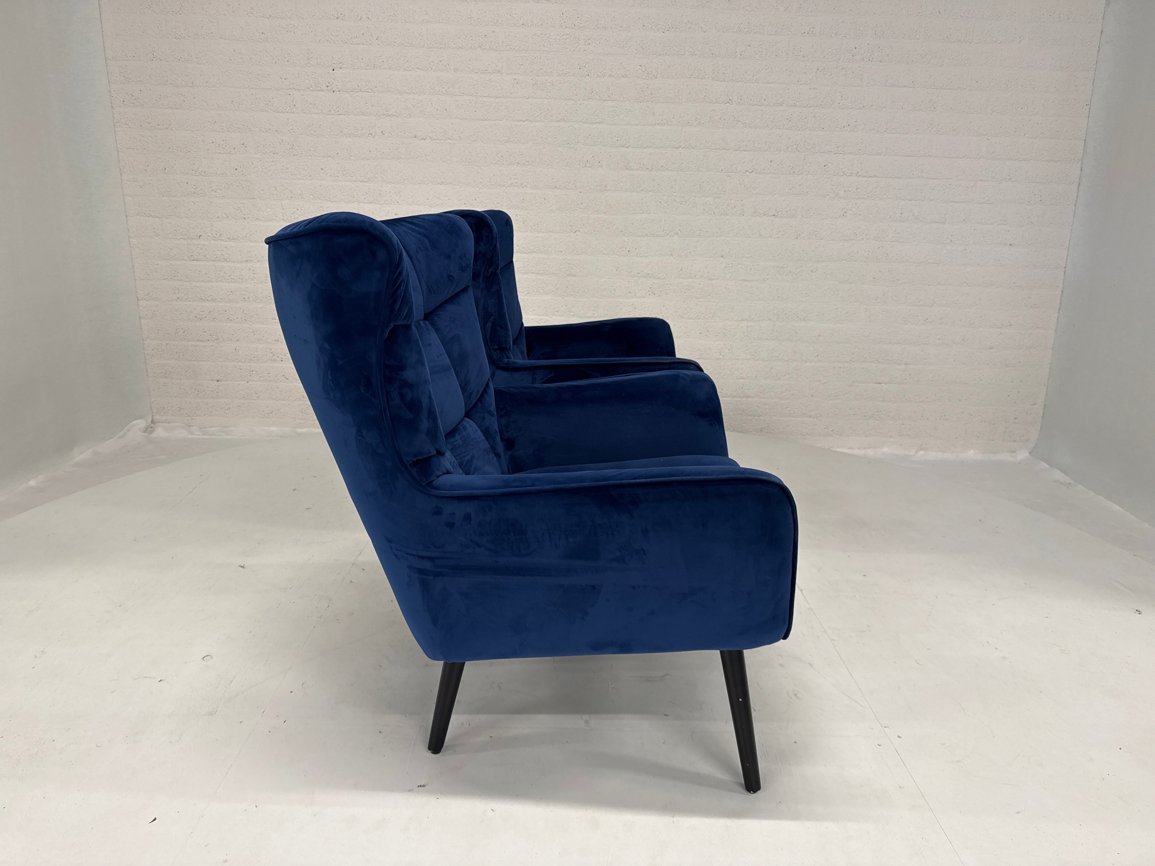 Koningsblauwe fauteuils per stuk