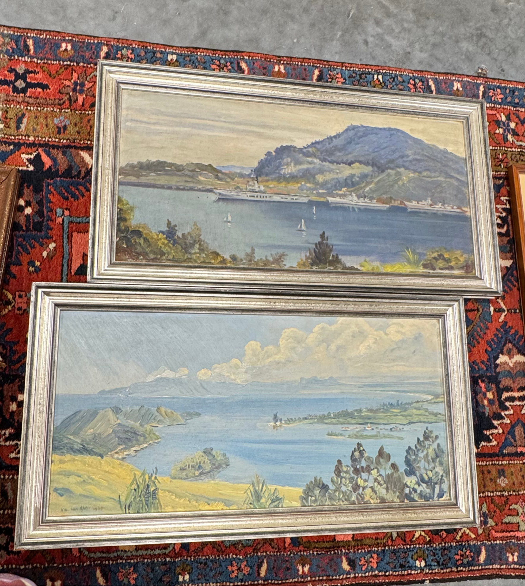 Pendant olie op paneel 1960