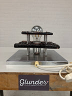 Glazen brutalistische reliëf lamp