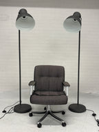 Staande schemerlamp antraciet