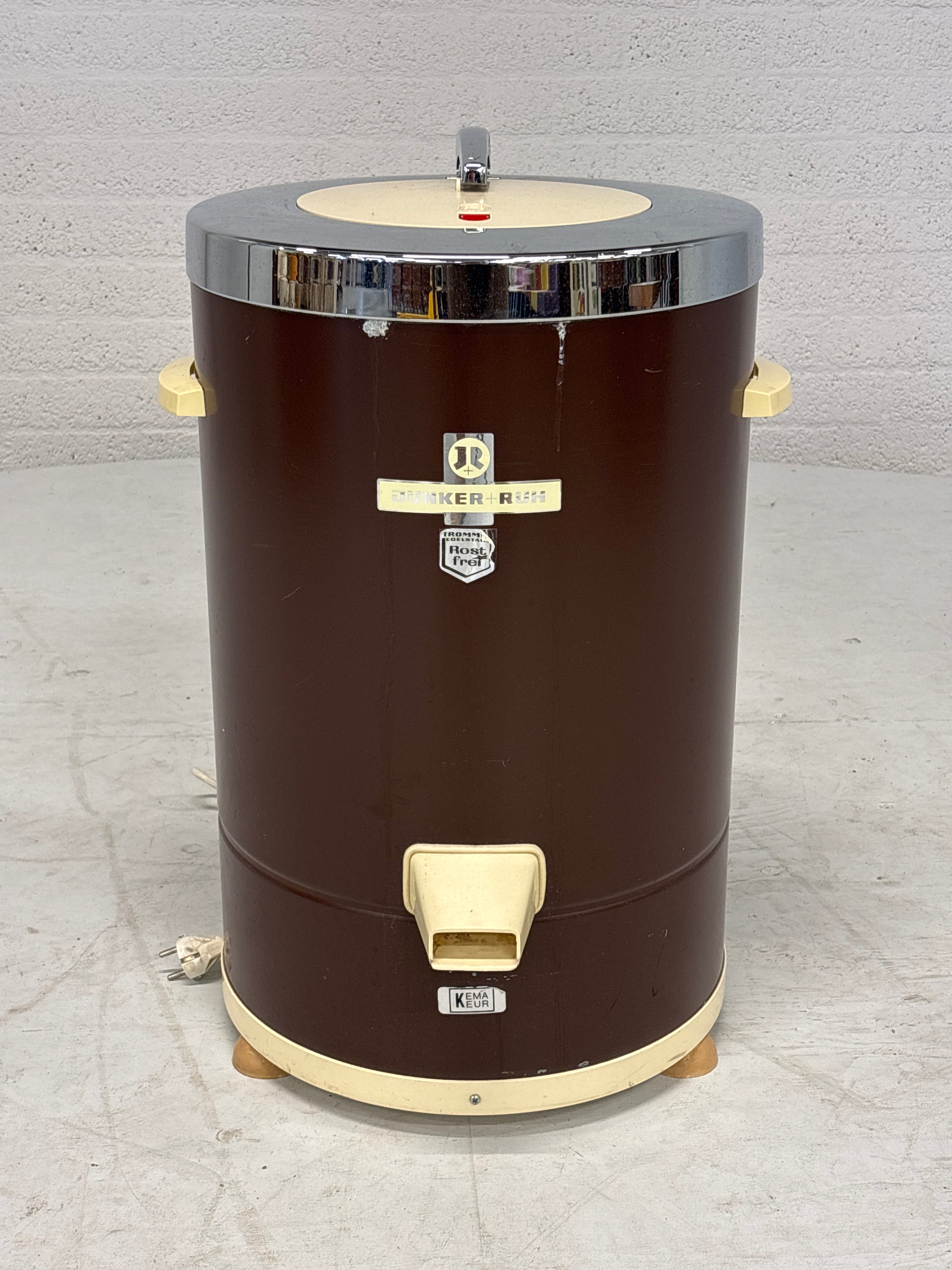 Junker+Ruh droogtrommel. Centrifuge. Bovenvuller