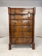 Antieke ladenkast gefineerd hout
