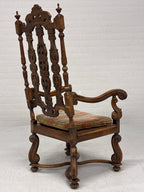 Gotische Jacobijnse ‘sinterklaas’ stoel. 19e eeuws