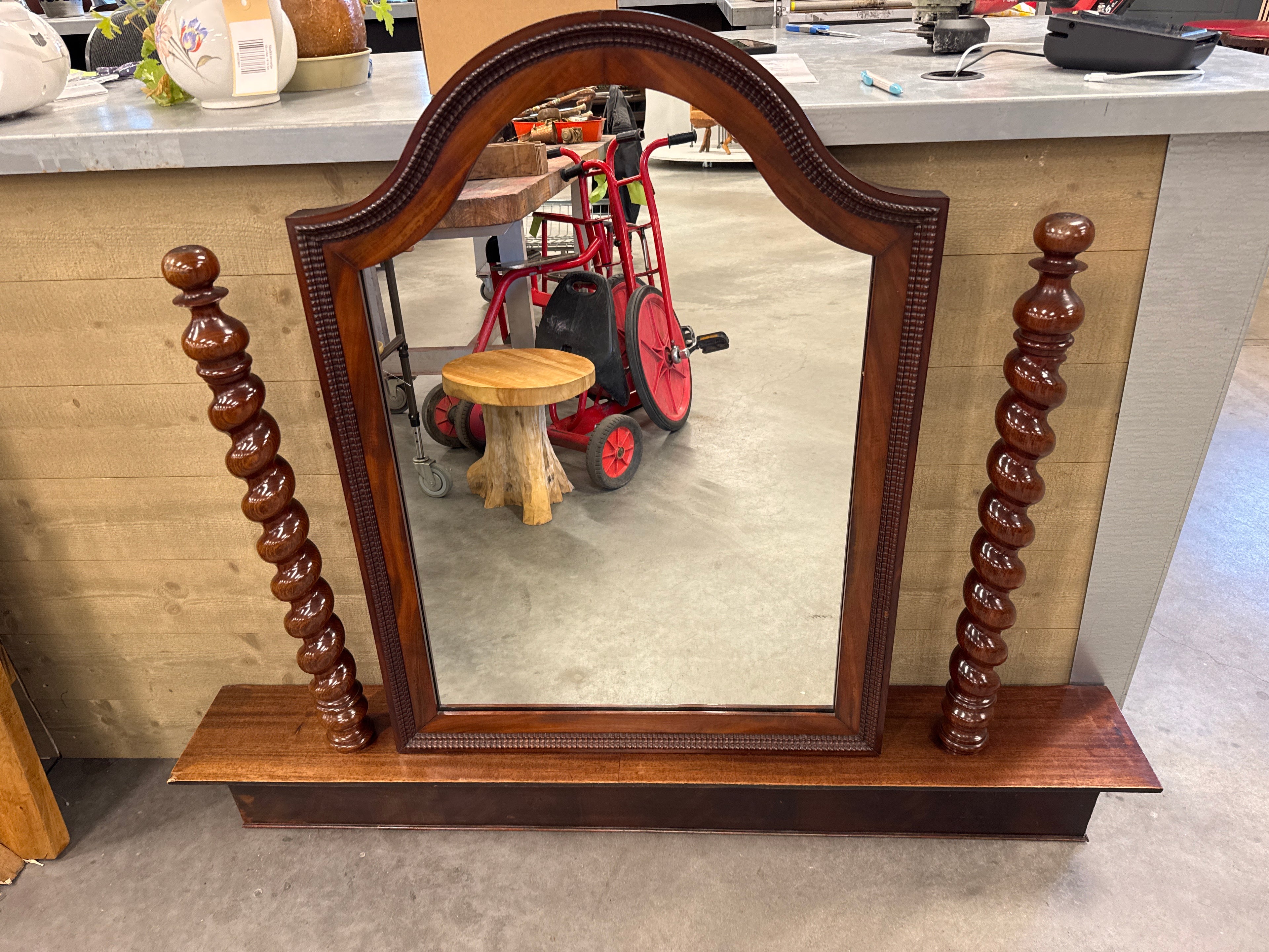 Hal spiegel set met ornamenten