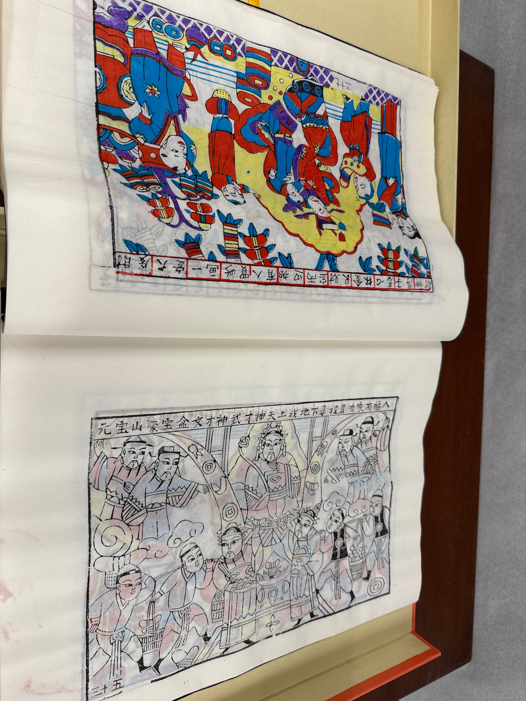 Chinese volkskunst originele drukwerken