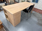 Uniek massief houten bureau handgemaakt