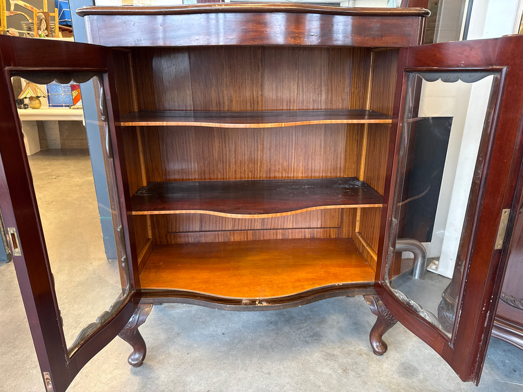 Vitrine kast Cubaans mahoniehout