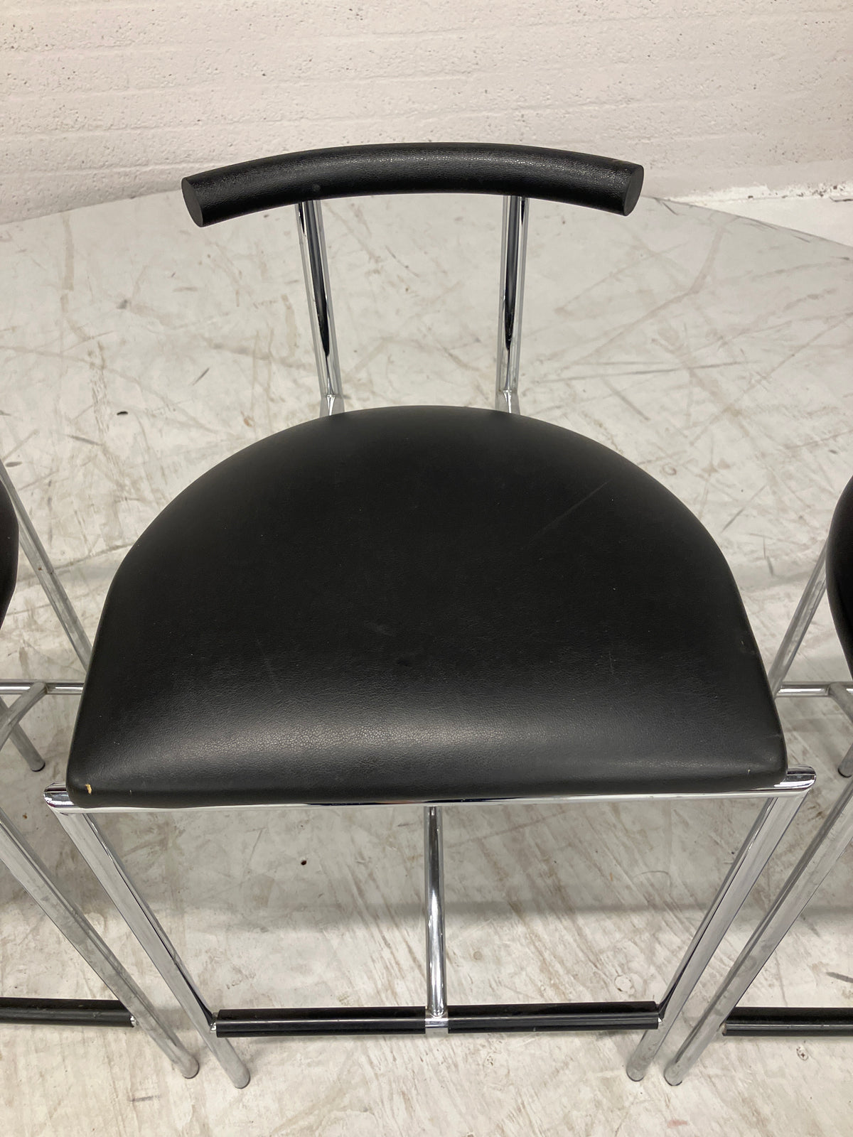 Design barkrukken 3 stuks jaren 80