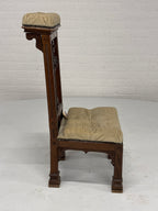 Bidstoel met vaste kussens