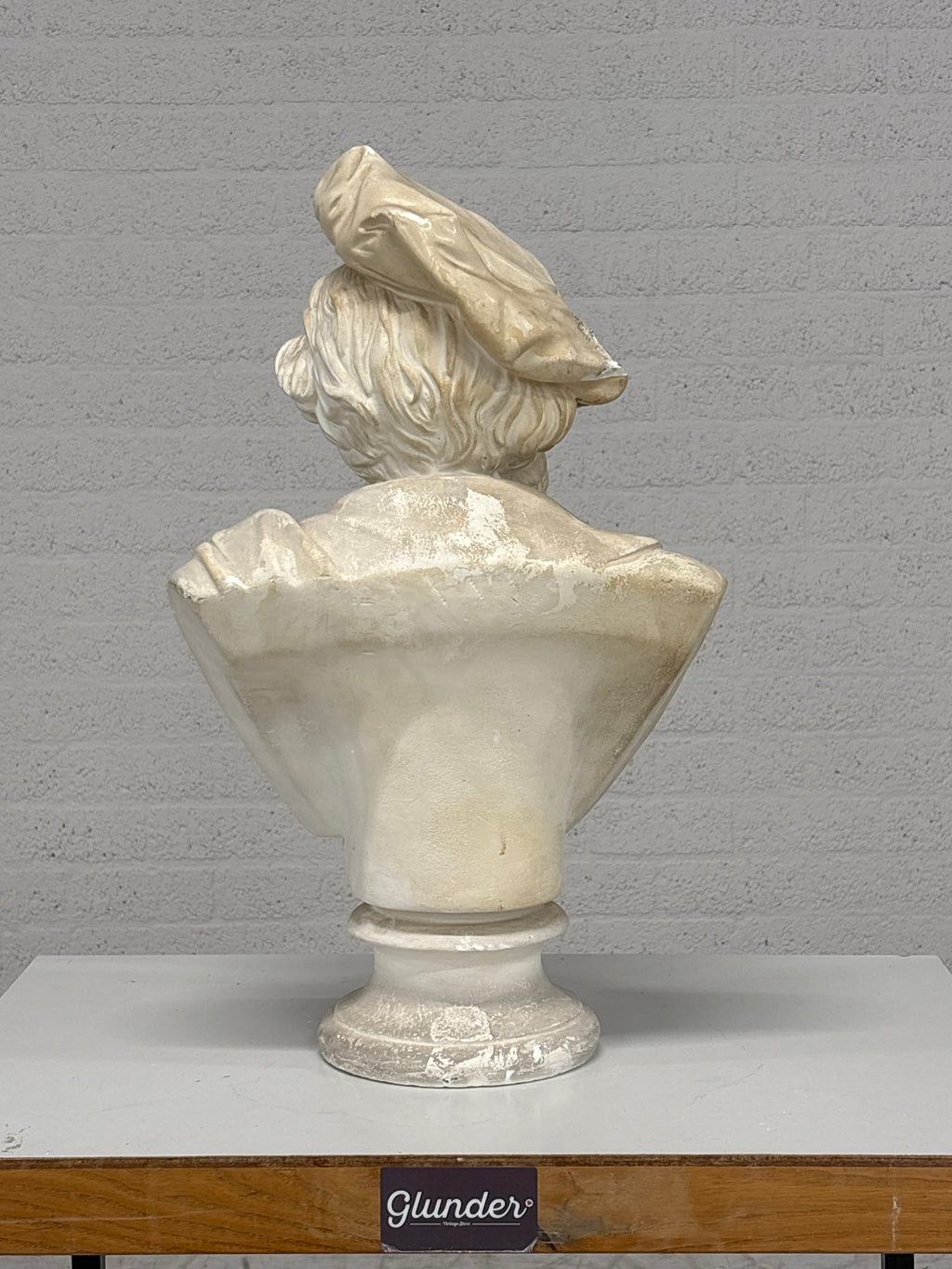 Gipsen portretbuste van Laurent Delvaux
