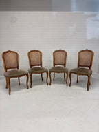 4 Klassieke Franse eetkamerstoelen