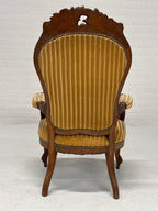 Fauteuil gele ribstof