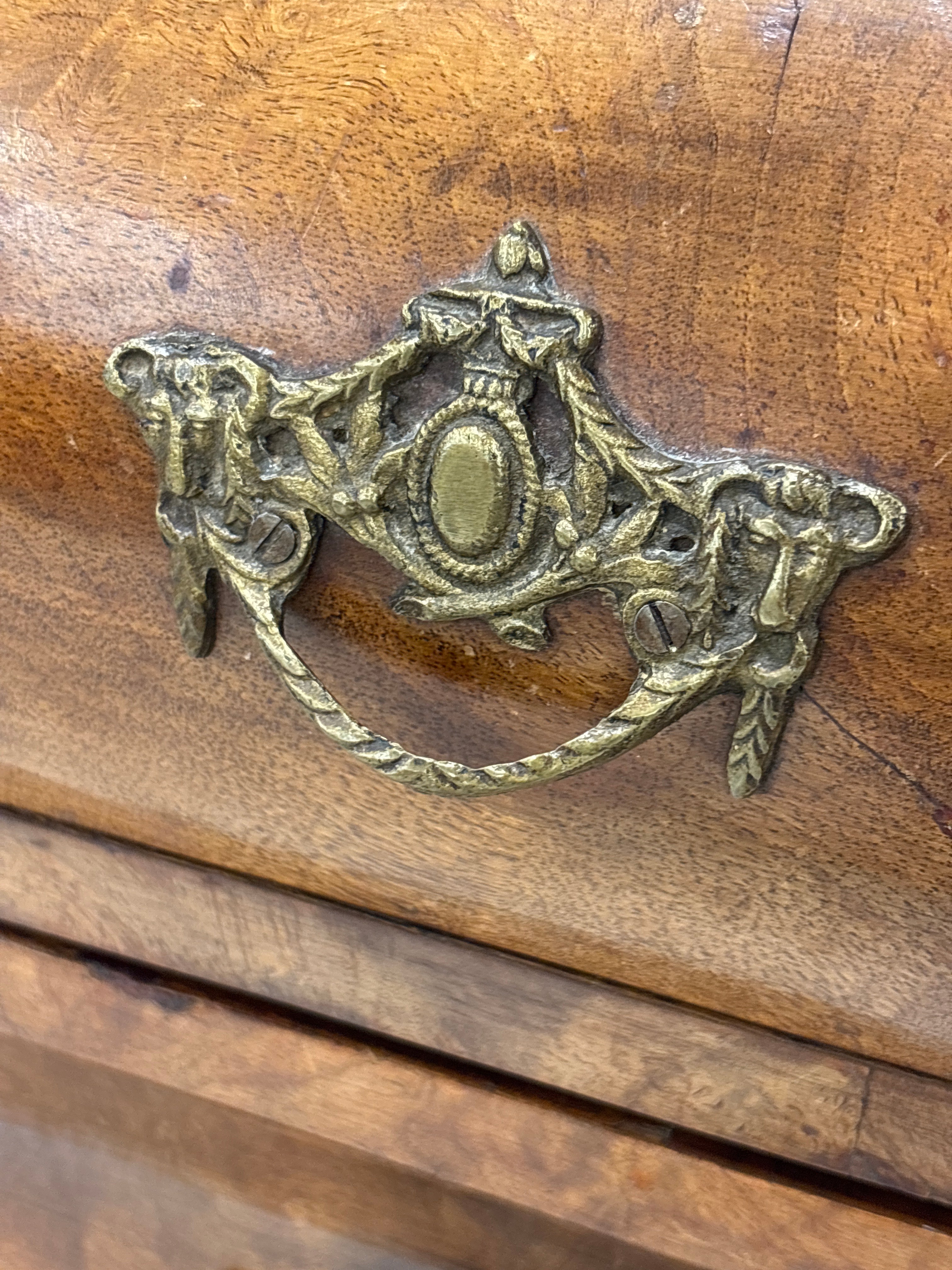 Antieke Nederlandse secretaire barok stijl uit ca 1780
