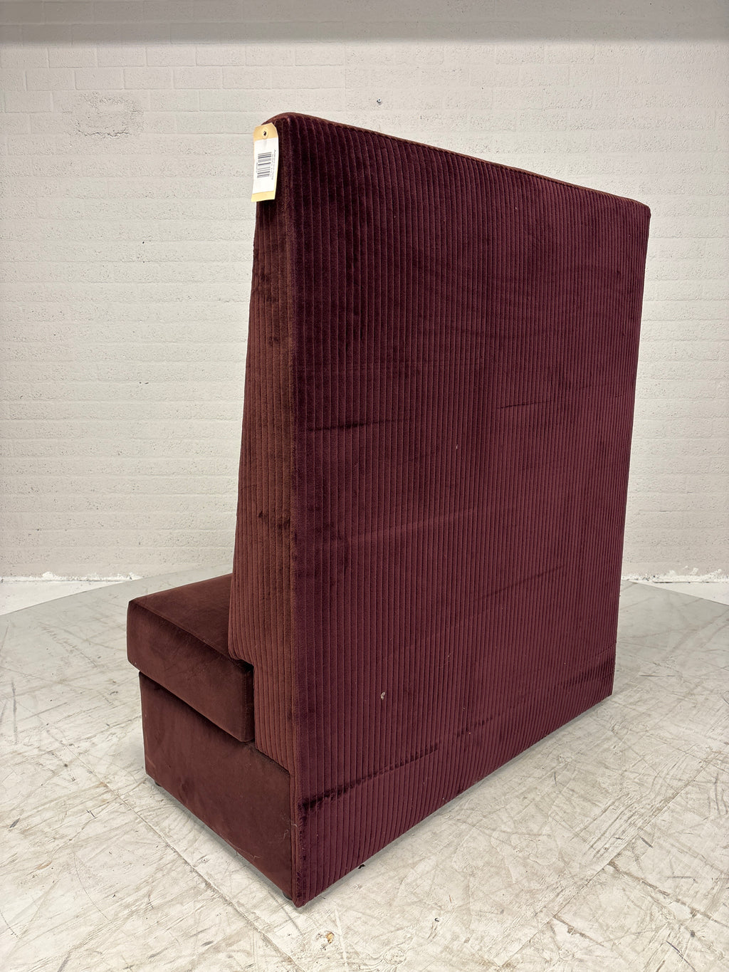 Aubergine bruin bankje